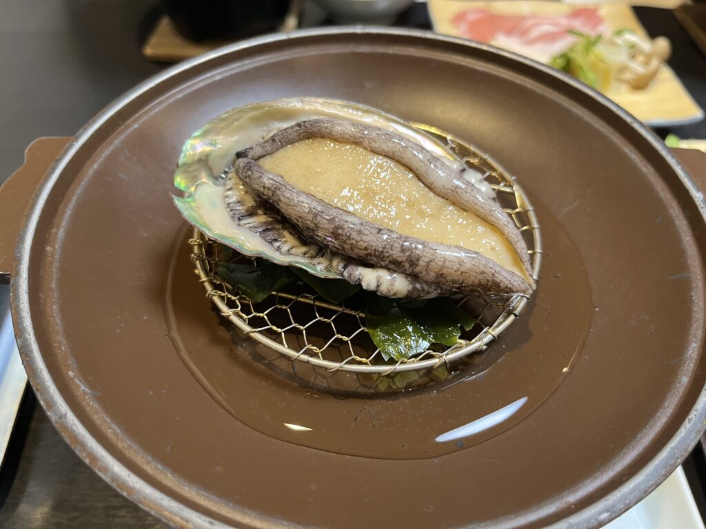 アワビステーキの写真