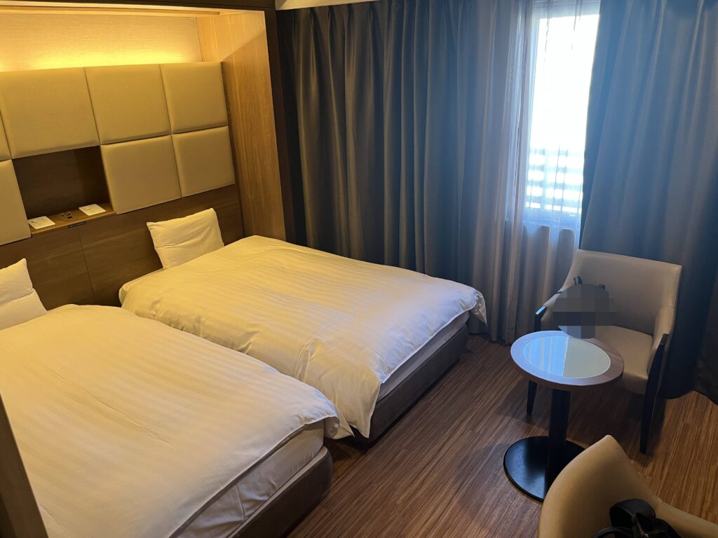 ドーミーインPREMIUM下関 ツインルームの全体