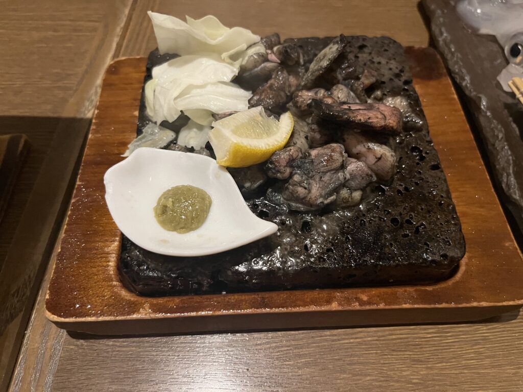 いか鮮 下関 長州鶏の炭火焼き