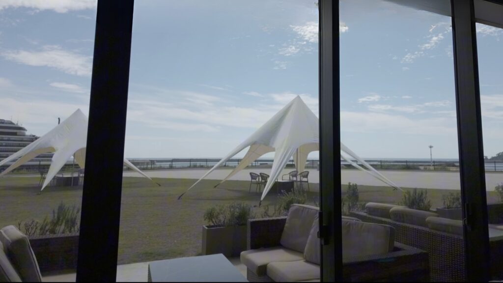 高知新港 カウンターからの景色 South Horizon Brewing