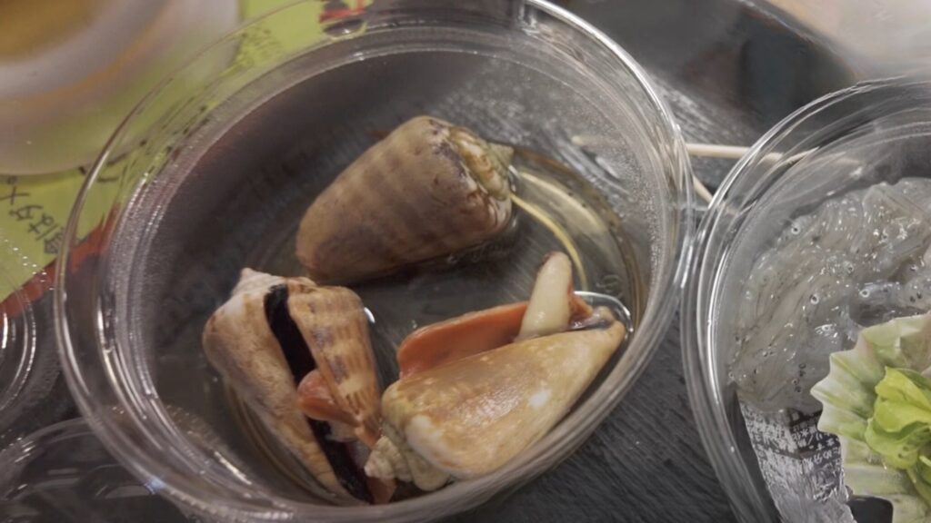 ちゃんばら貝 高知 ひろめ市場"