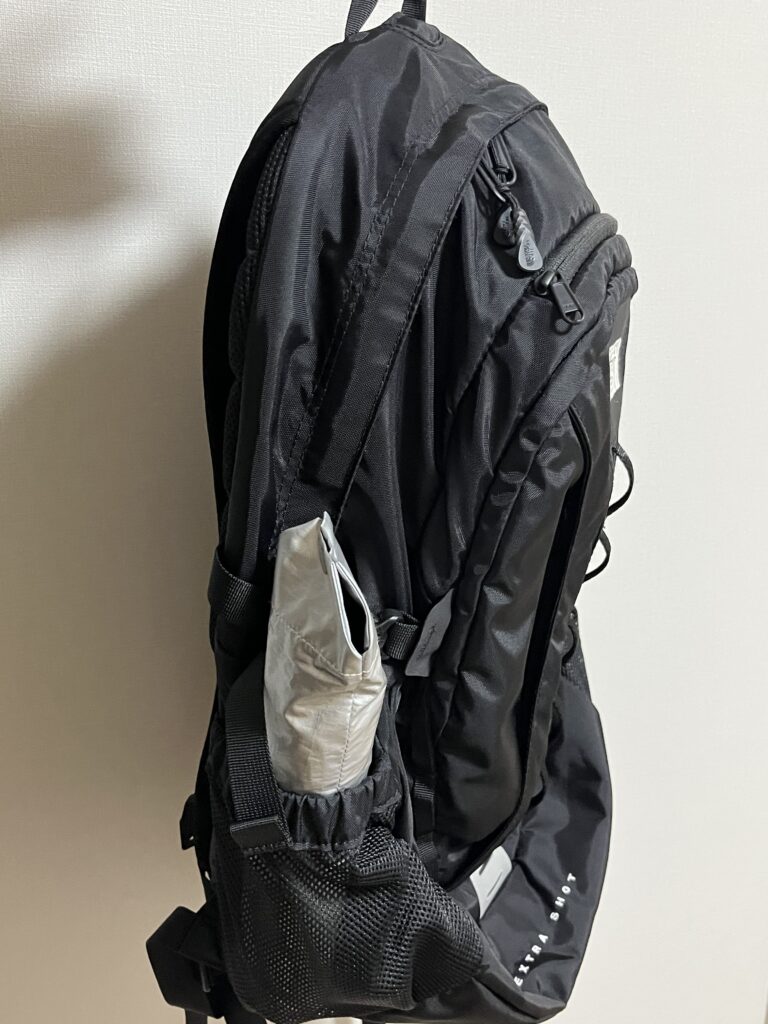 モンベル サンブロックアンブレラ55 リュック ボトルホルダー 収納