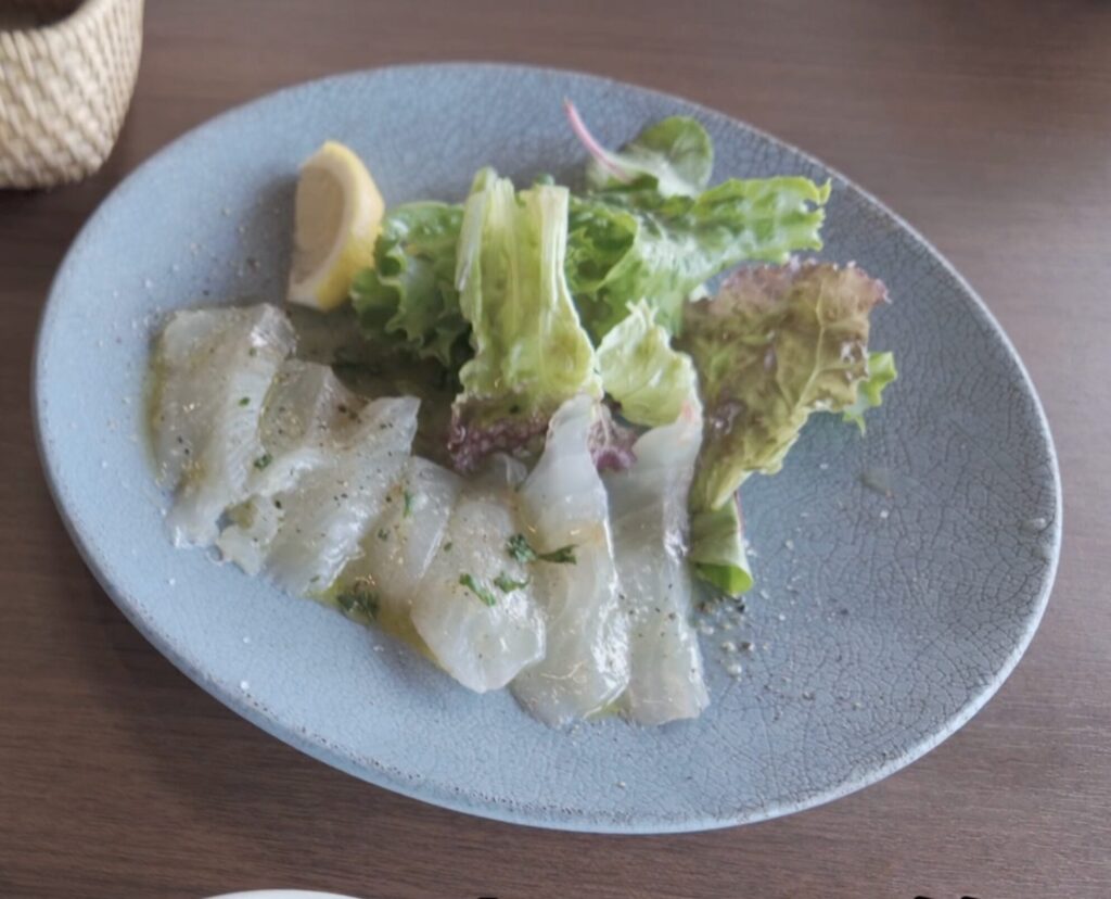 本日のお魚カルパッチョ