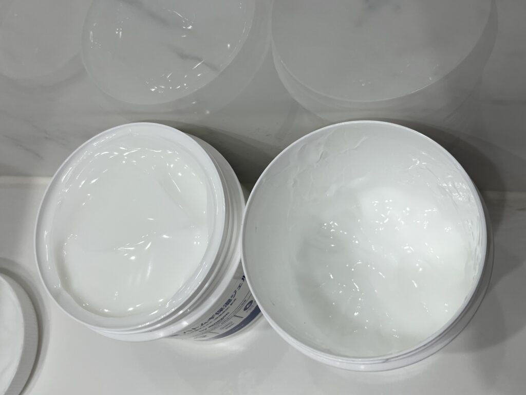 ハトムギ保湿ジェル 中身 比較 減り