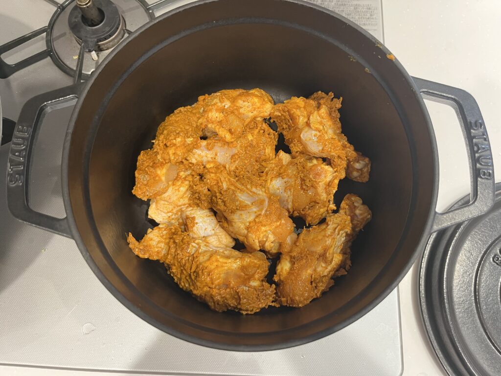 ビリヤニ 鶏肉 マリネ スパイス ヨーグルト