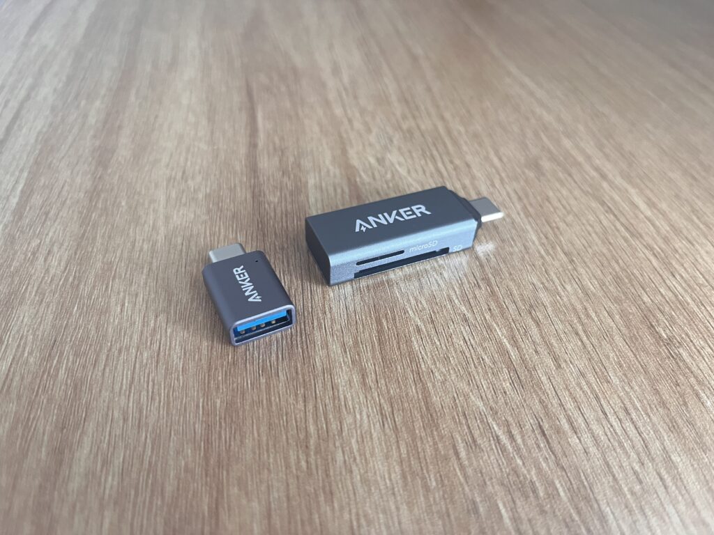 Anker USB-C 変換アダプタ カードリーダー 直挿し
