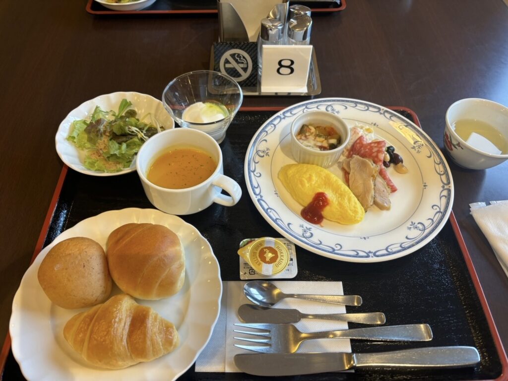 大正池ホテル 朝食 洋食