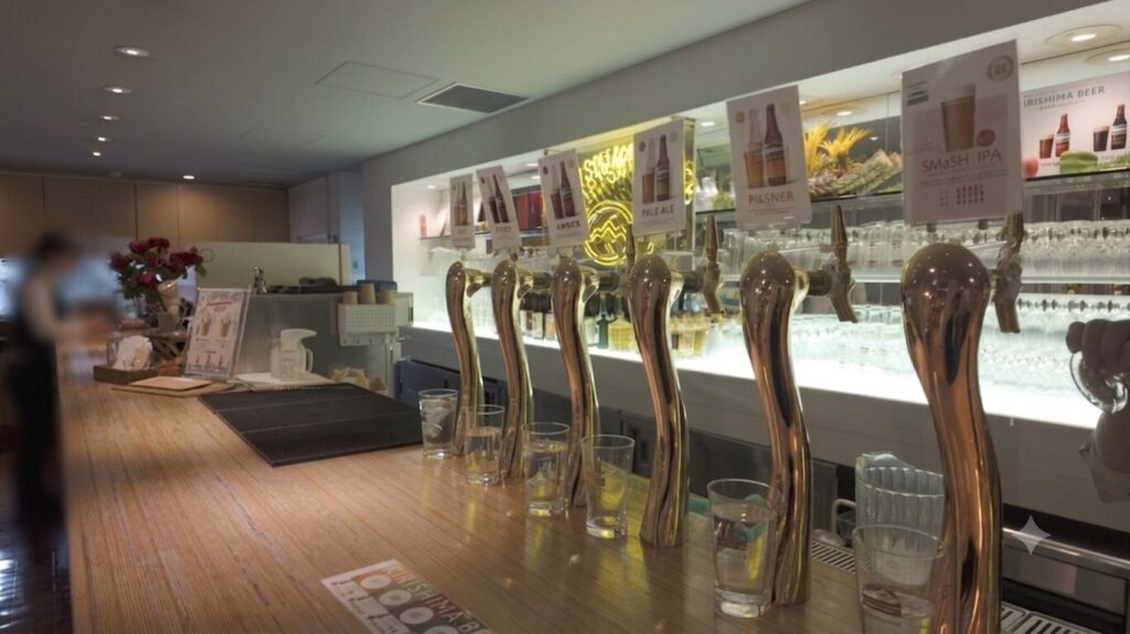 クラフトビールサーバーと各種焼酎