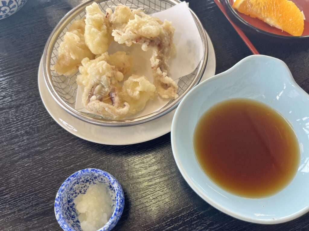 呼子　イカ　天ぷら　後作り