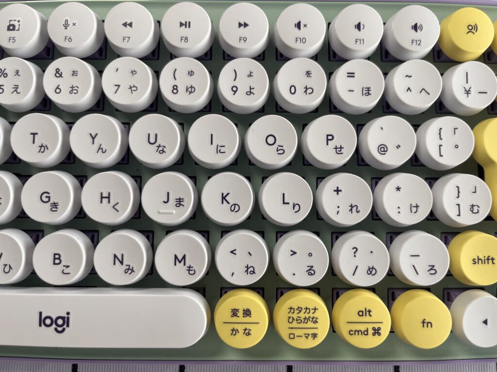 POP KEYS 丸キー タイプライター風 メカニカル