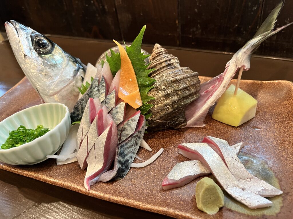 みなみ丸合歓 関サバ 刺身 別府