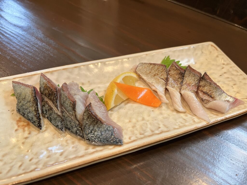 みなみ丸合歓 関サバ 炙り 別府