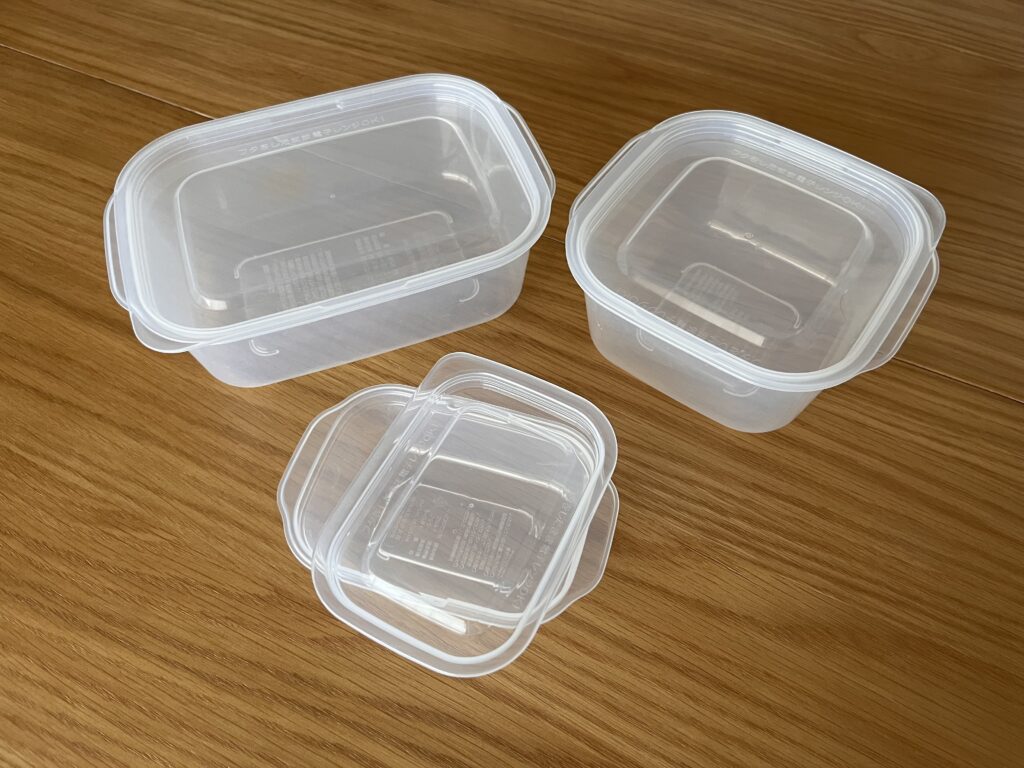無印良品 フードコンテナ 850ml 630ml 180ml サイズ違い